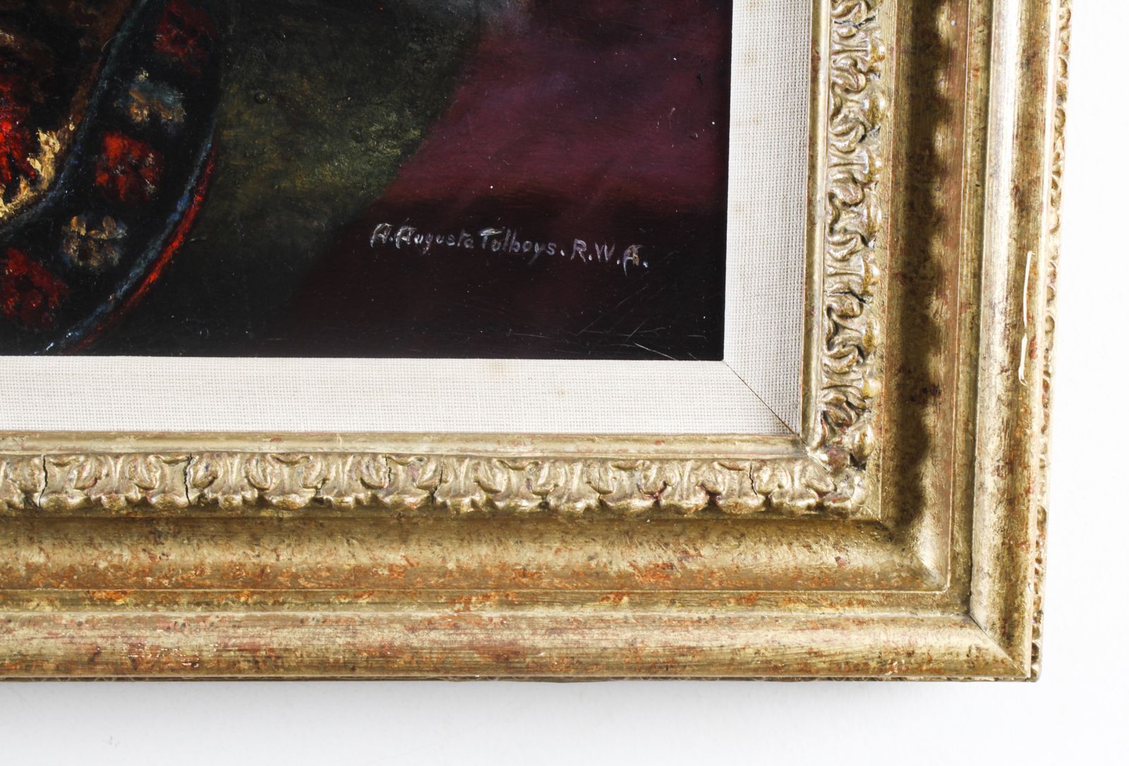 Antique Painting By Agnes Augusta Talboys Of Persian Kittens  19th C photo buy