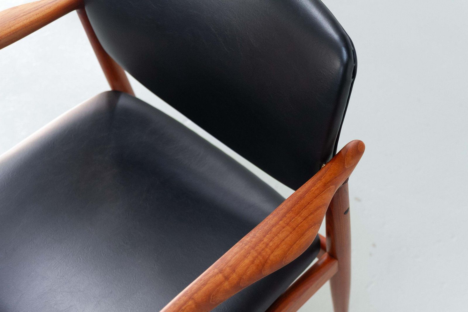 Danish Teak Captain's Chair By Erik Buch For ørum, 1960s. photo for sale