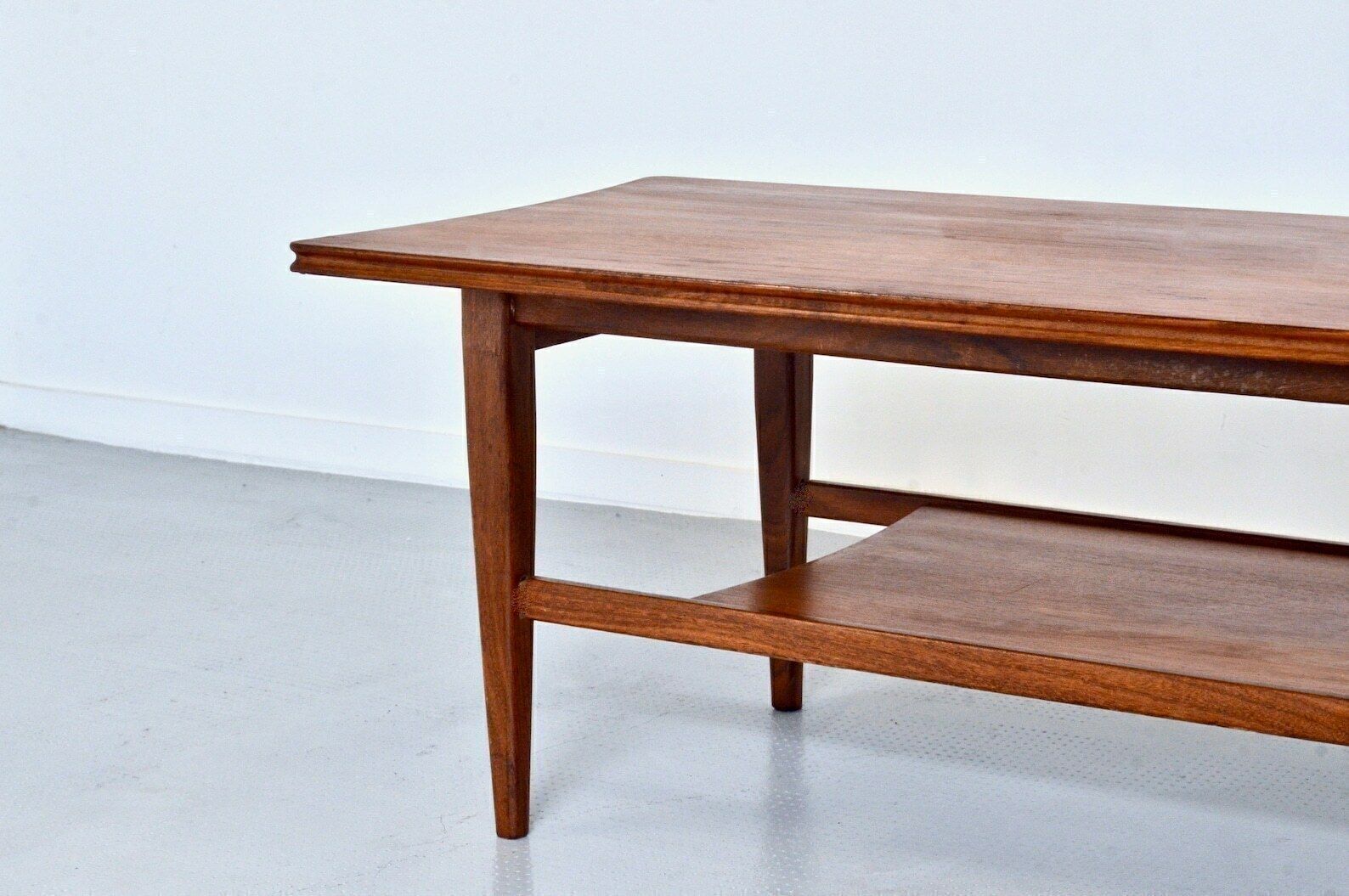 Midcentury Richard Hornby For Heals Two Tier Teak Coffee Table Modern Danish Style photo buy