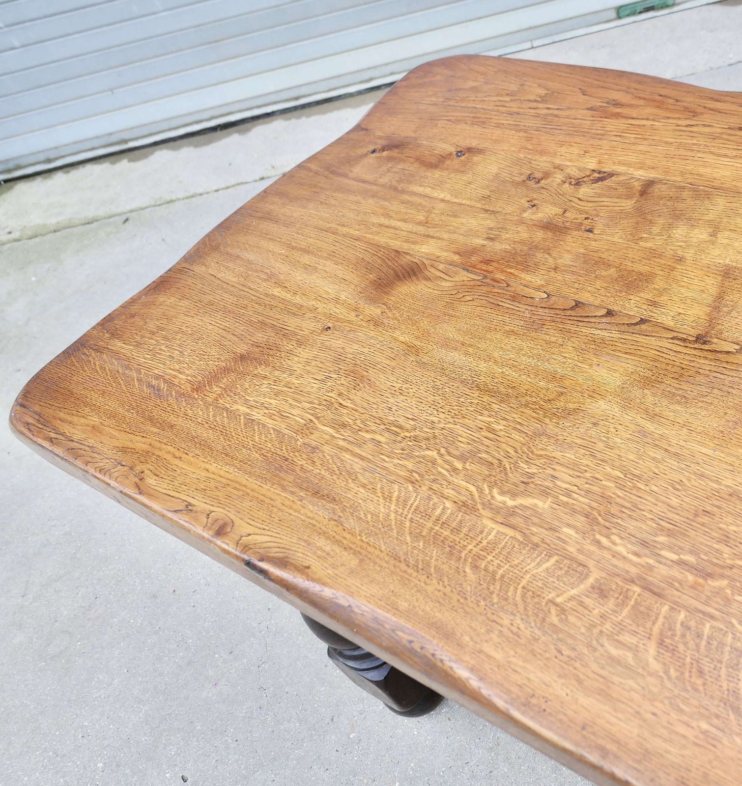 Large French Oak Farm Table, Seats12 Comfortably photo for sale