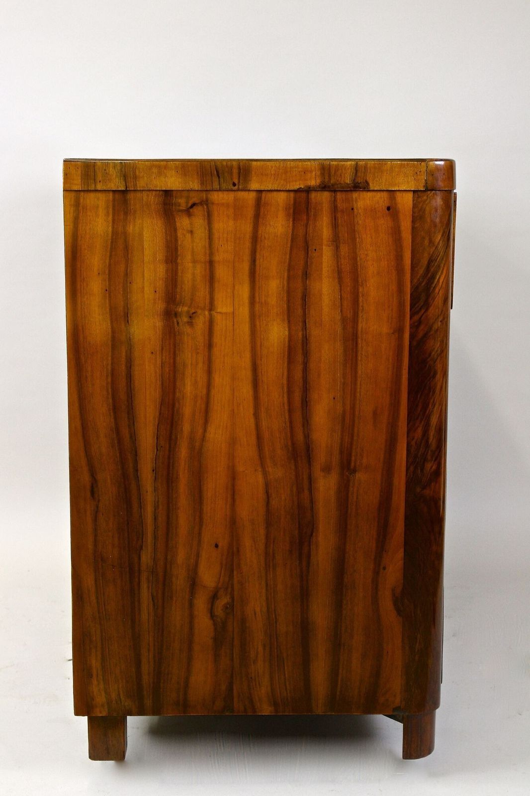 photo buy 19th Century Biedermeier Chest Of Drawers/ Secretary, Nutwood, At Ca. 1830