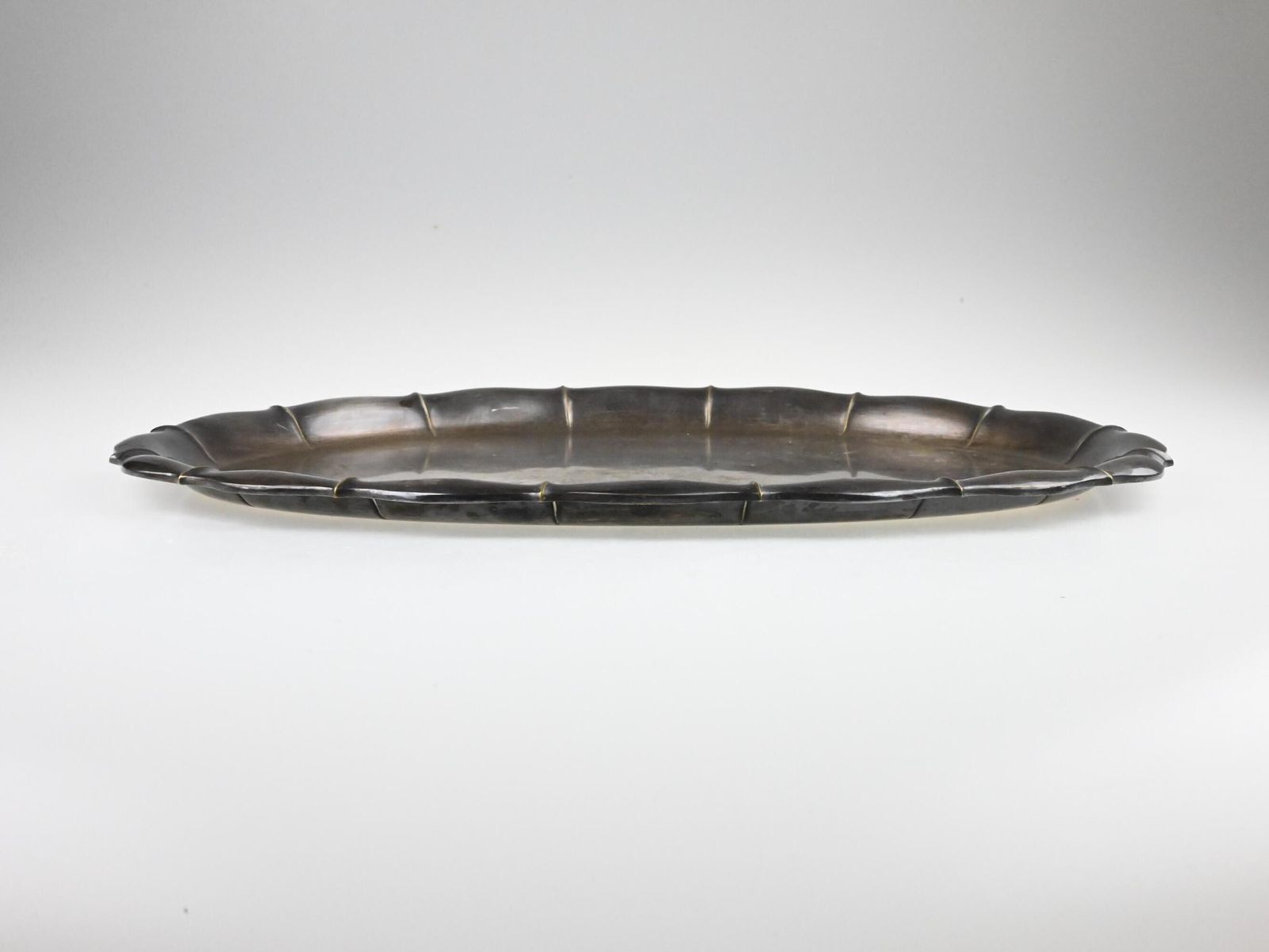 Antique Silver Plated Serving Tray, Fr. Bibus Silver Tray, Antique Tray, Tray, Vintage Decor, Chrome Serving Tray, Antique Czech Silver Tray photo buy