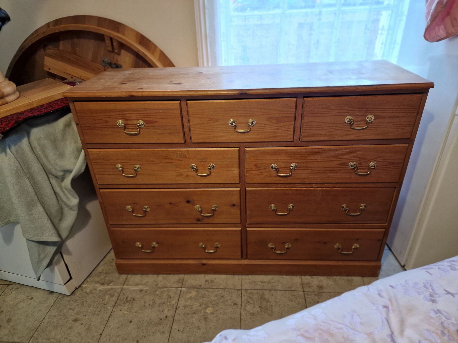 Chest Of Draws  Solid Pine, 21st Century