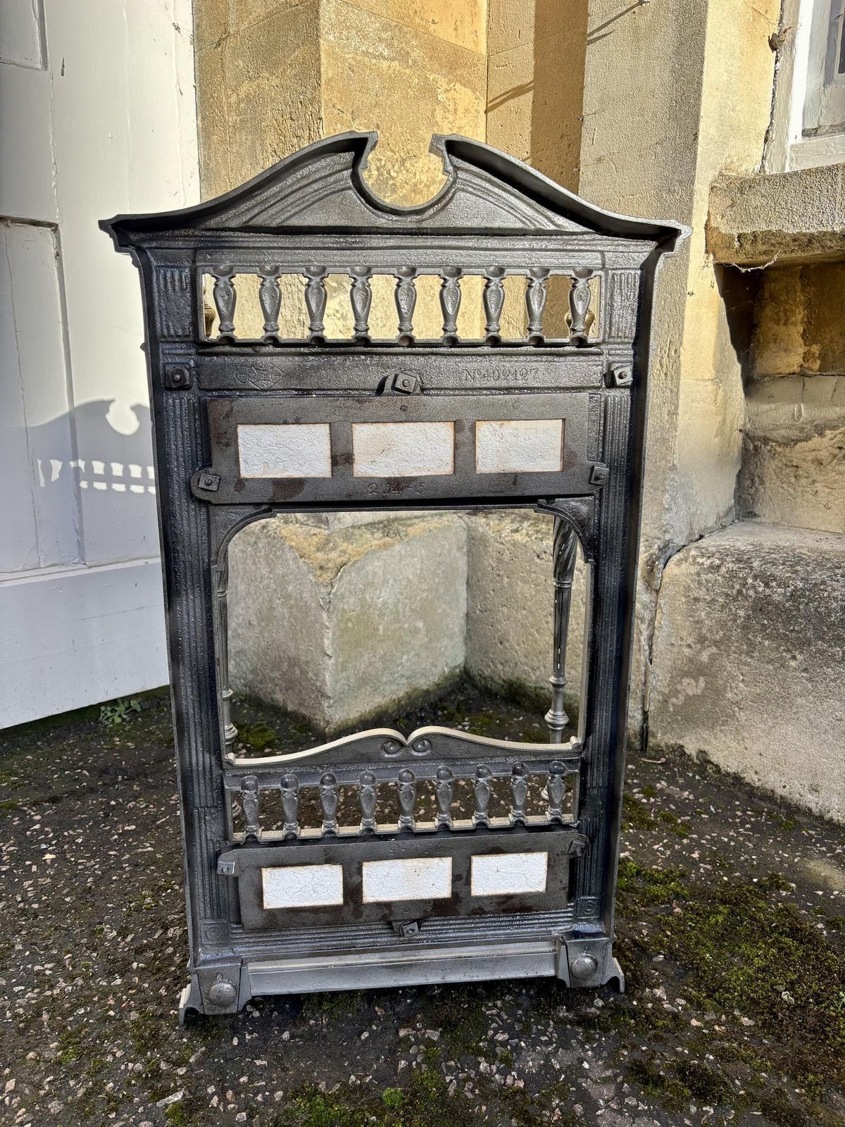 Antique 19th Century Cast Iron Stick Stand In The Manner Of Coalbrookdale photo vintage