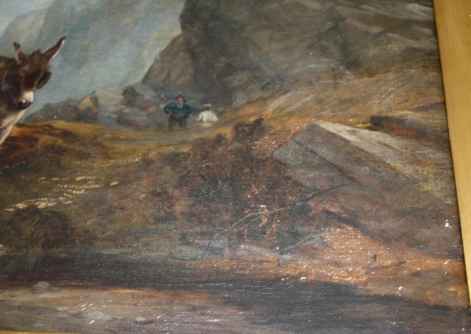 Oil Painting Joseph Paul Pettitt & George Young "Mussel Gatherers On The South Coast" Matte photo buy
