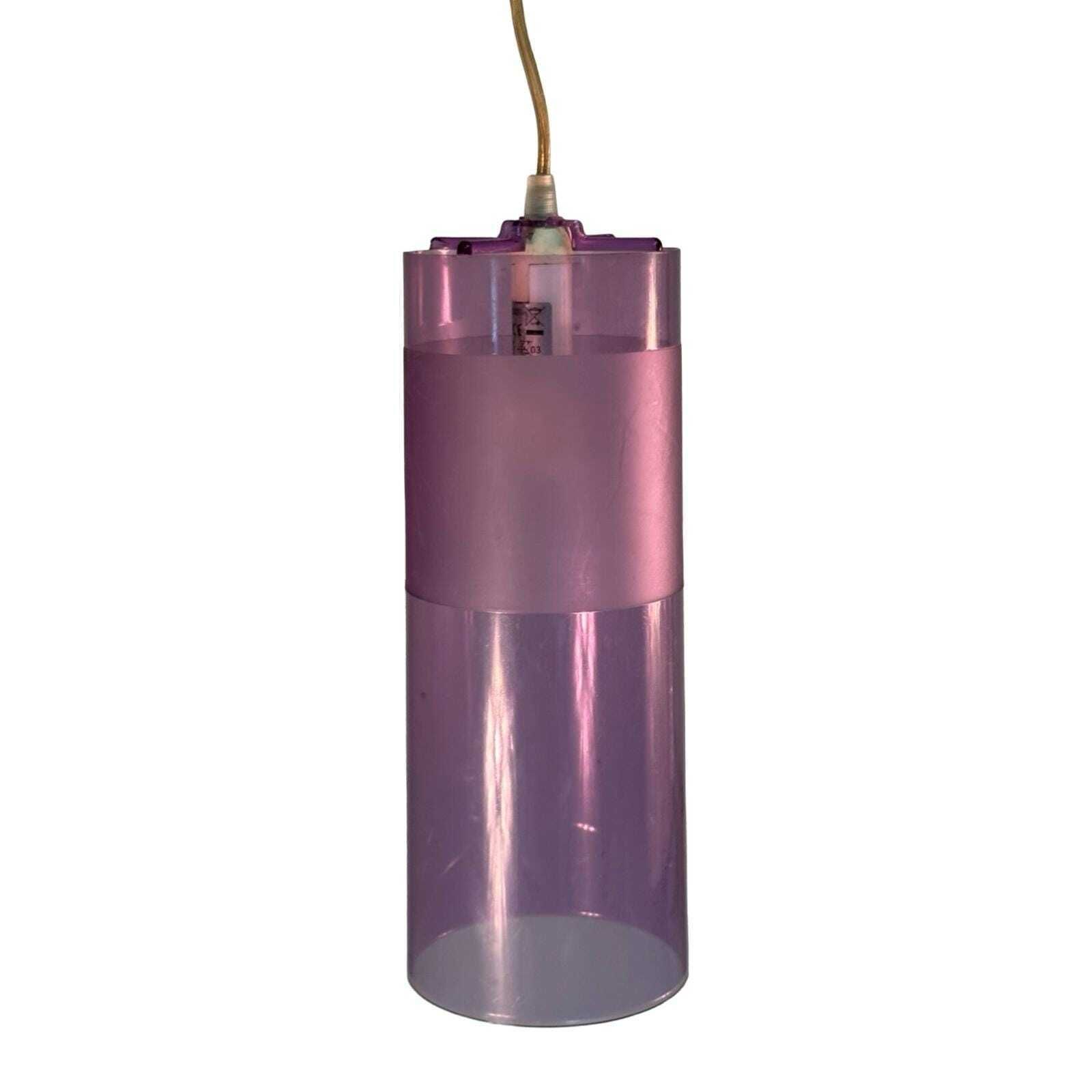 Ferruccio Laviani For Kartell   Hanging Pendant Lamp Model 'Easy'   Purple   Plastic photo furniture