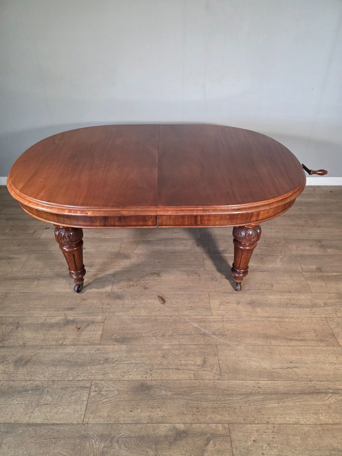 Antique Victorian Mahogany Wind Out Table 1860s. photo 1695.0
