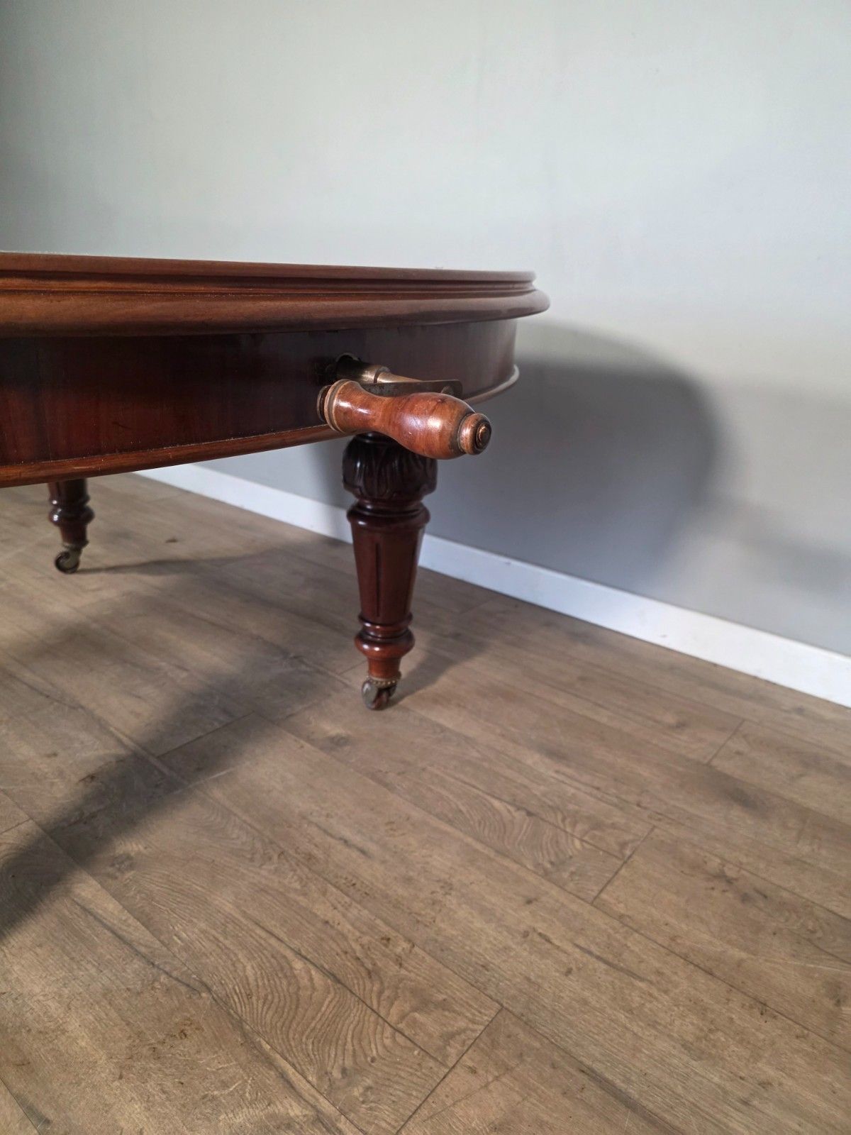 Antique Victorian Mahogany Wind Out Table 1860s. photo buy