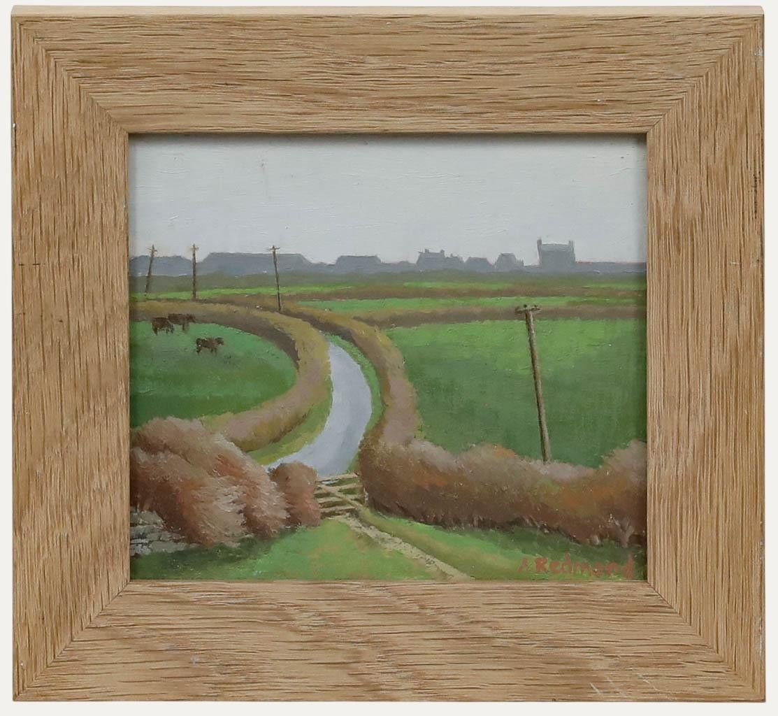 Aingelda Redmond (B.1927) 20th Century Oil, A Country Road
