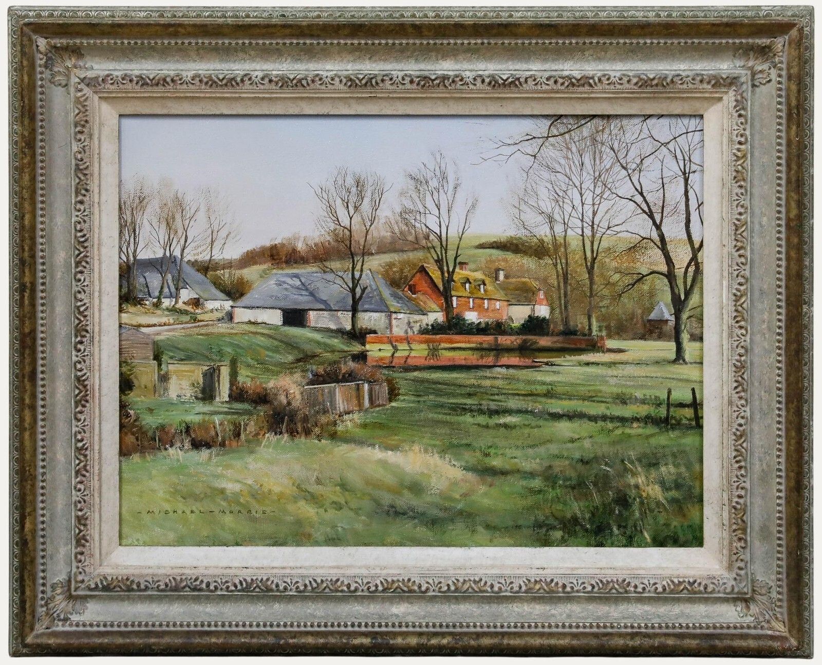 Michael Morris (B.1938) 20th Century Oil, Dappled Sunlight, Saddlescombe