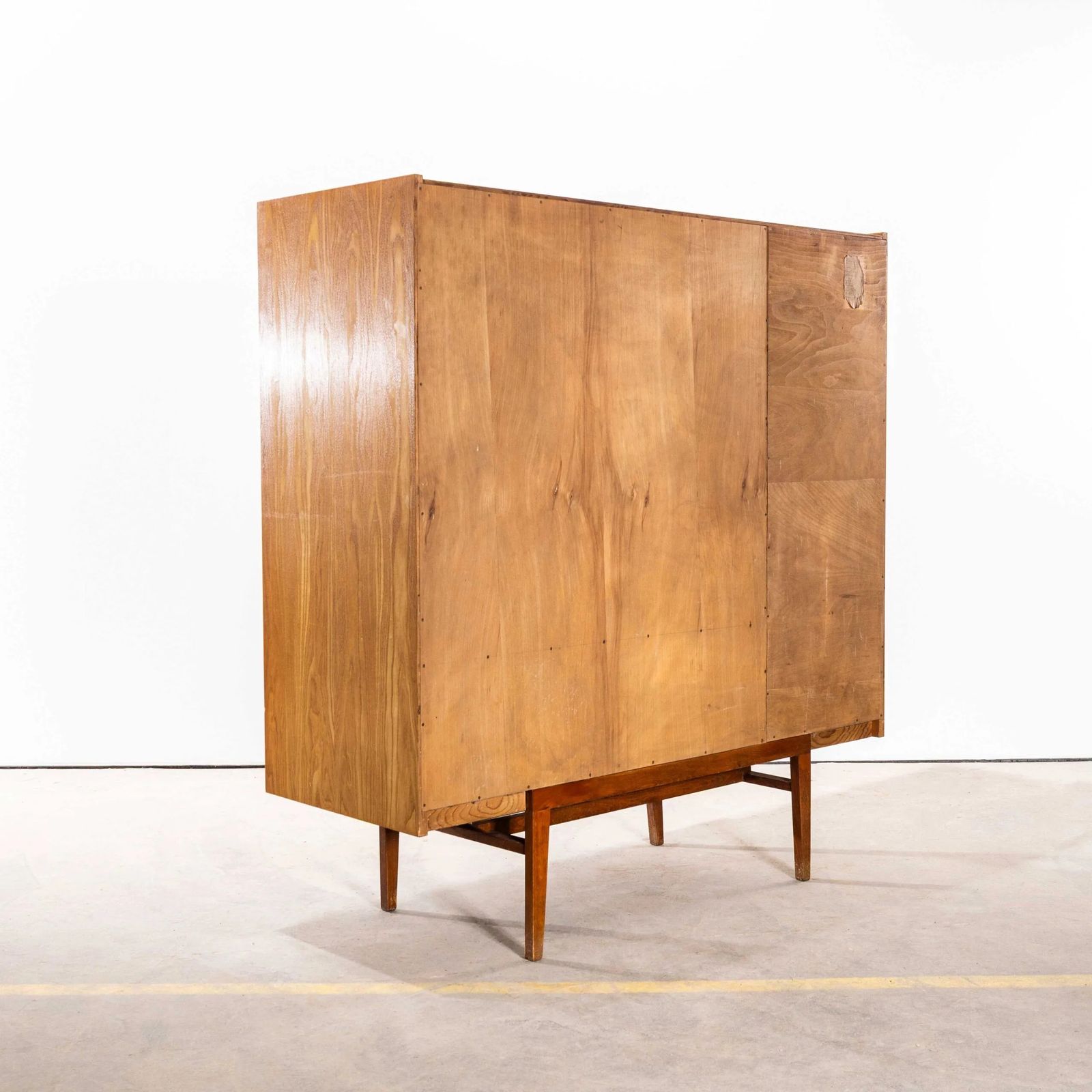 1960’s Large Mid Century Glass Fronted Cabinet From Up Zavody photo vinterior