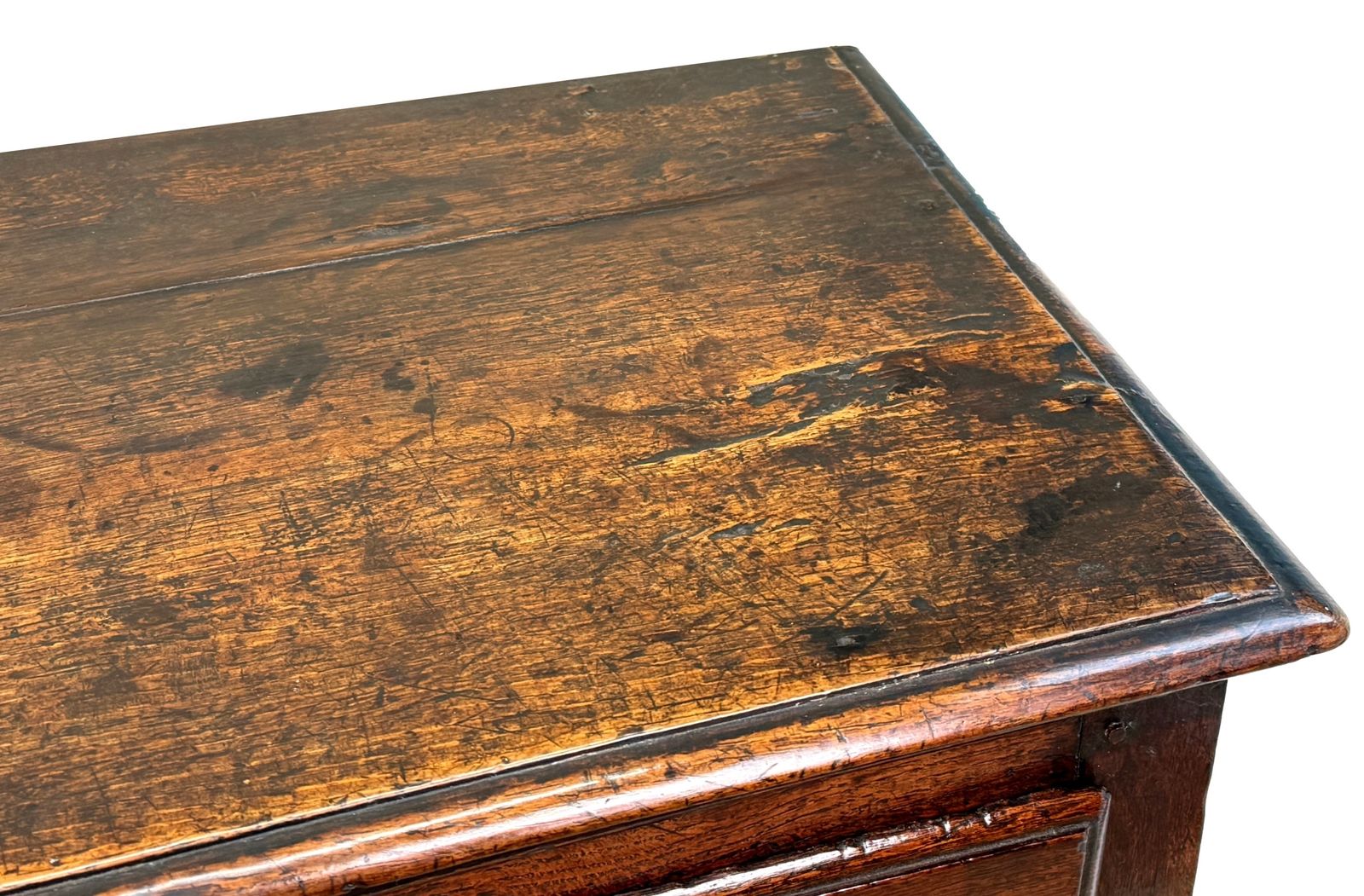 Small 18th Century Georgian Oak Dresser Base (England, Circa 1750) photo vintage