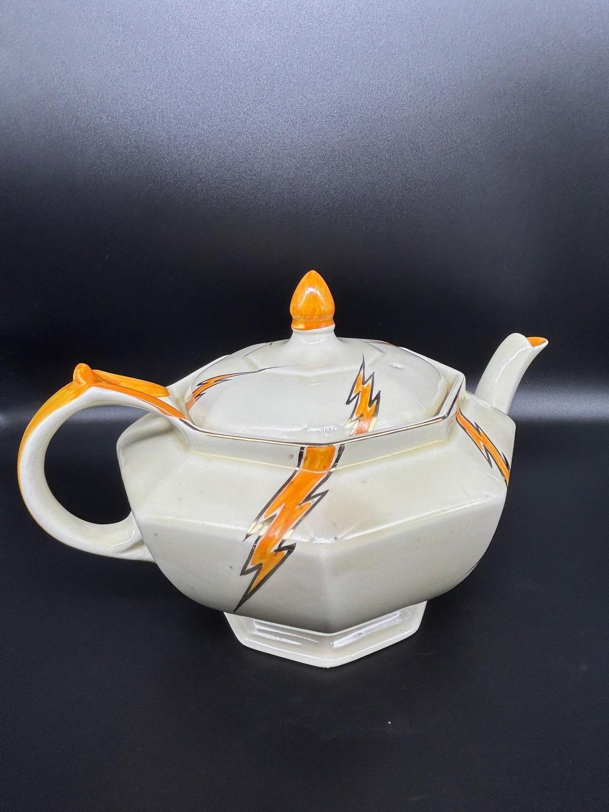 Art Deco Porcelain Tea Set By Hugh Longport For Konny Kraft, 1920s photo Home Decor