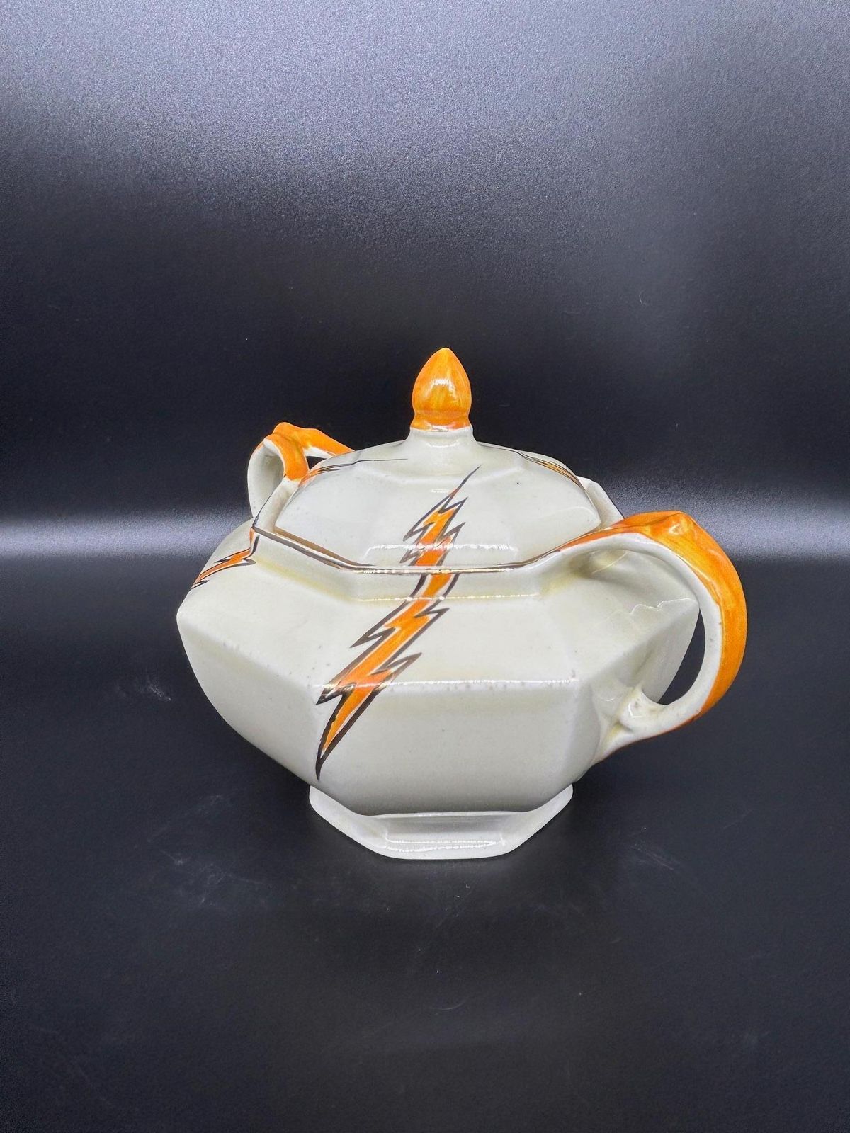 photo furniture Art Deco Porcelain Tea Set By Hugh Longport For Konny Kraft, 1920s