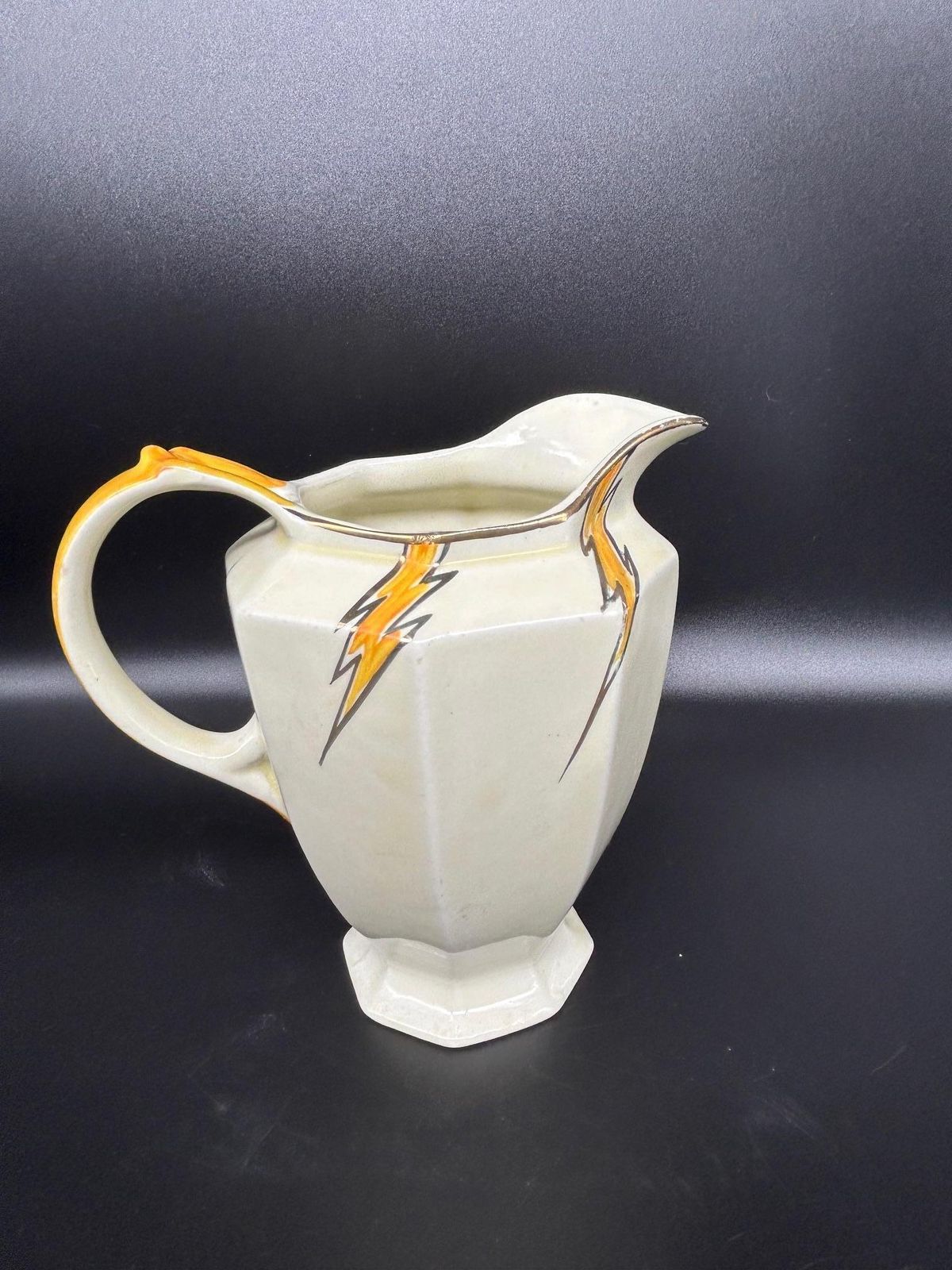 733.0 Art Deco Porcelain Tea Set By Hugh Longport For Konny Kraft, 1920s photo