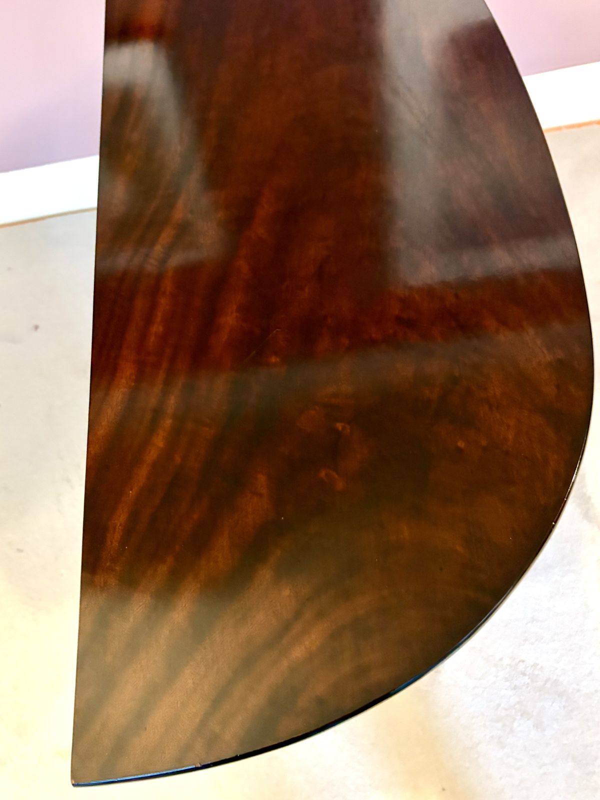 photo furniture A Pair Of Georgian Mahogany D Shaped Console Tables