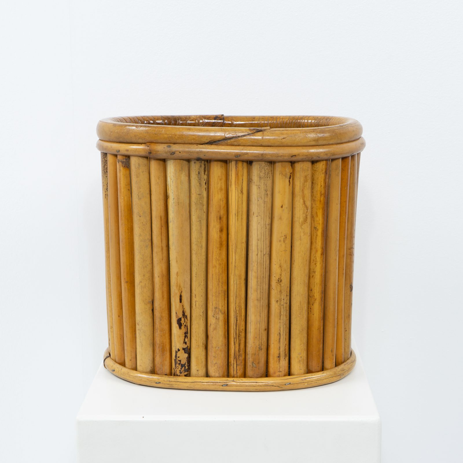 Signed Gabriella Crespi, Rising Sun Series, Basket, Italy 1970s photo buy