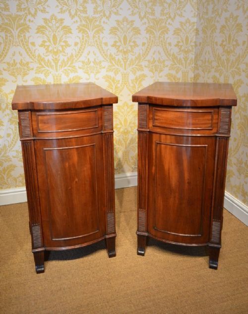 A Pair Of Regency Mahogany Pedestal Cabinets photo furniture