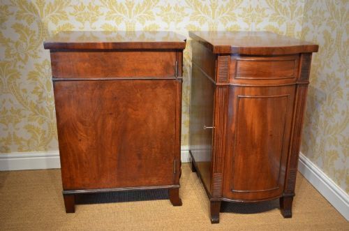 photo buy A Pair Of Regency Mahogany Pedestal Cabinets