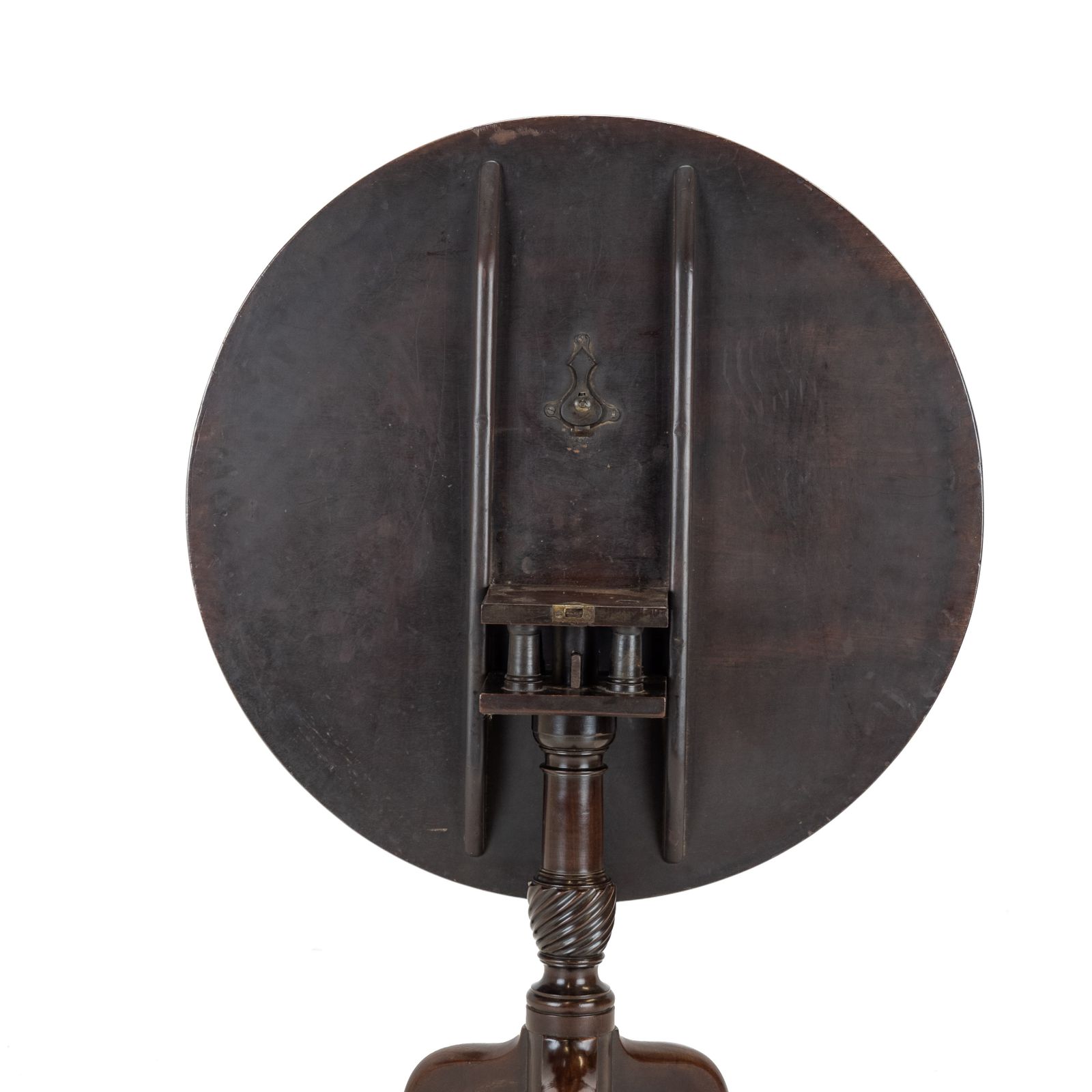George II–III Period Mahogany Birdcage Tripod Supper / Wine Table, C.1760 (Georgian, 3rd Quarter 18th Century) photo 775.0