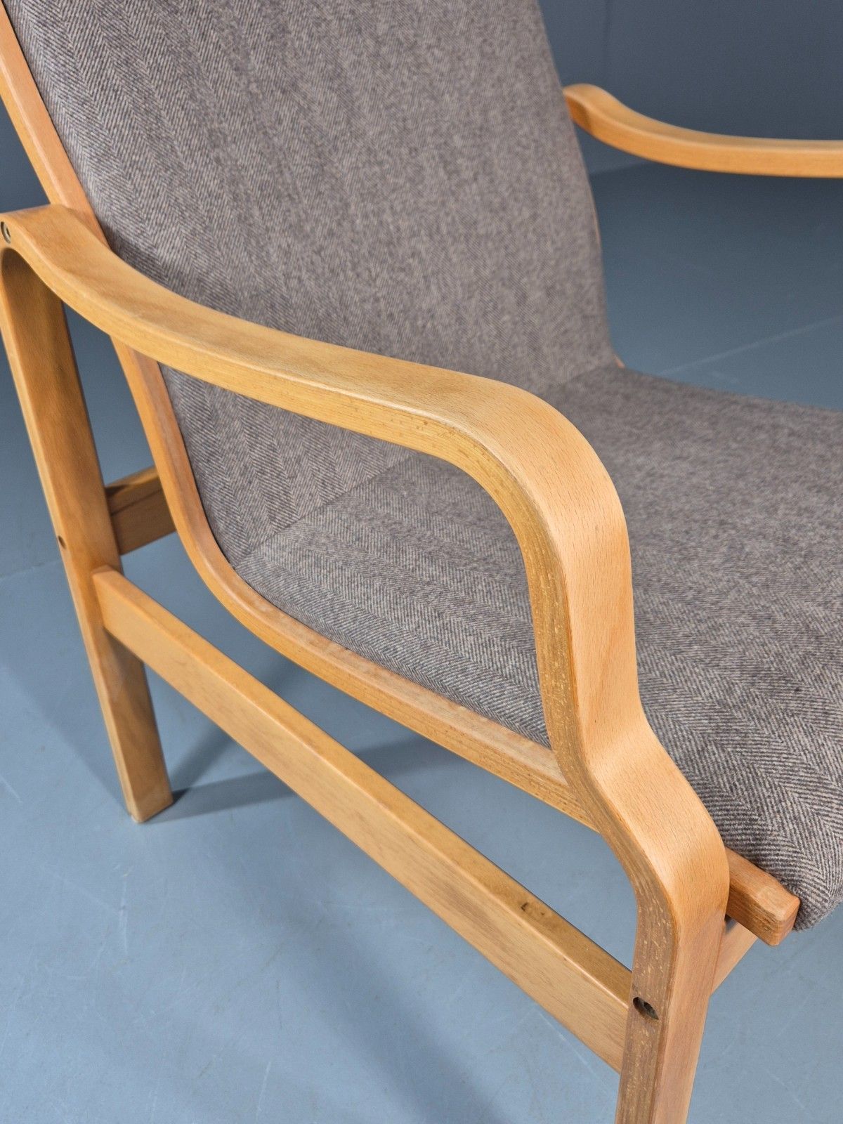 Vintage Bentwood Armchair Danish 1970 Retro Farstrup New Upholstery Eb11213 Mben photo buy