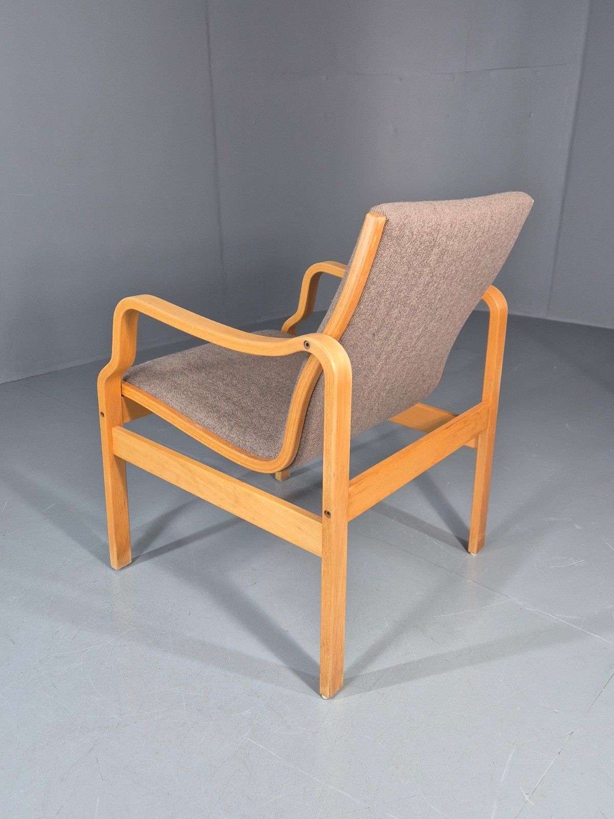 Furniture Vintage Bentwood Armchair Danish 1970 Retro Farstrup New Upholstery Eb11213 Mben photo