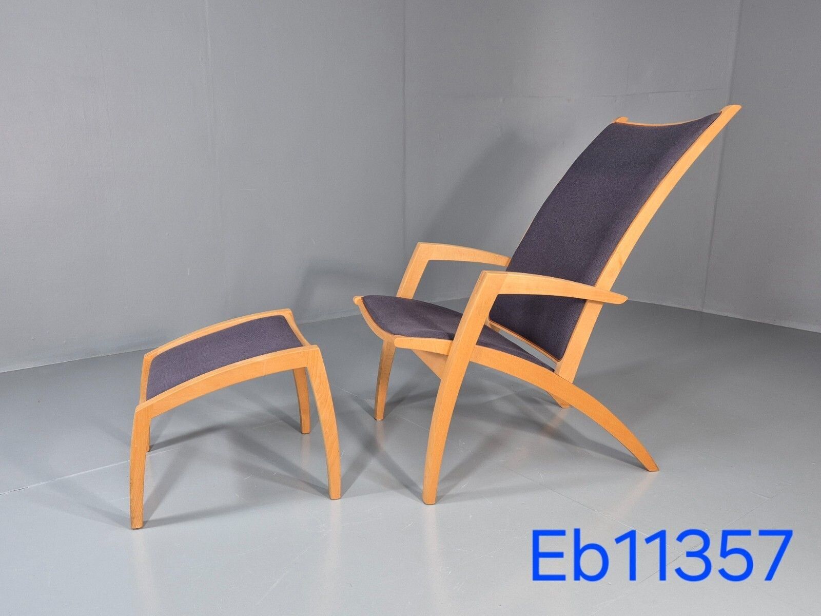 Vintage Danish Lounge Chair And Footstool Luna By Morten Gottler Eb11357 Mnor