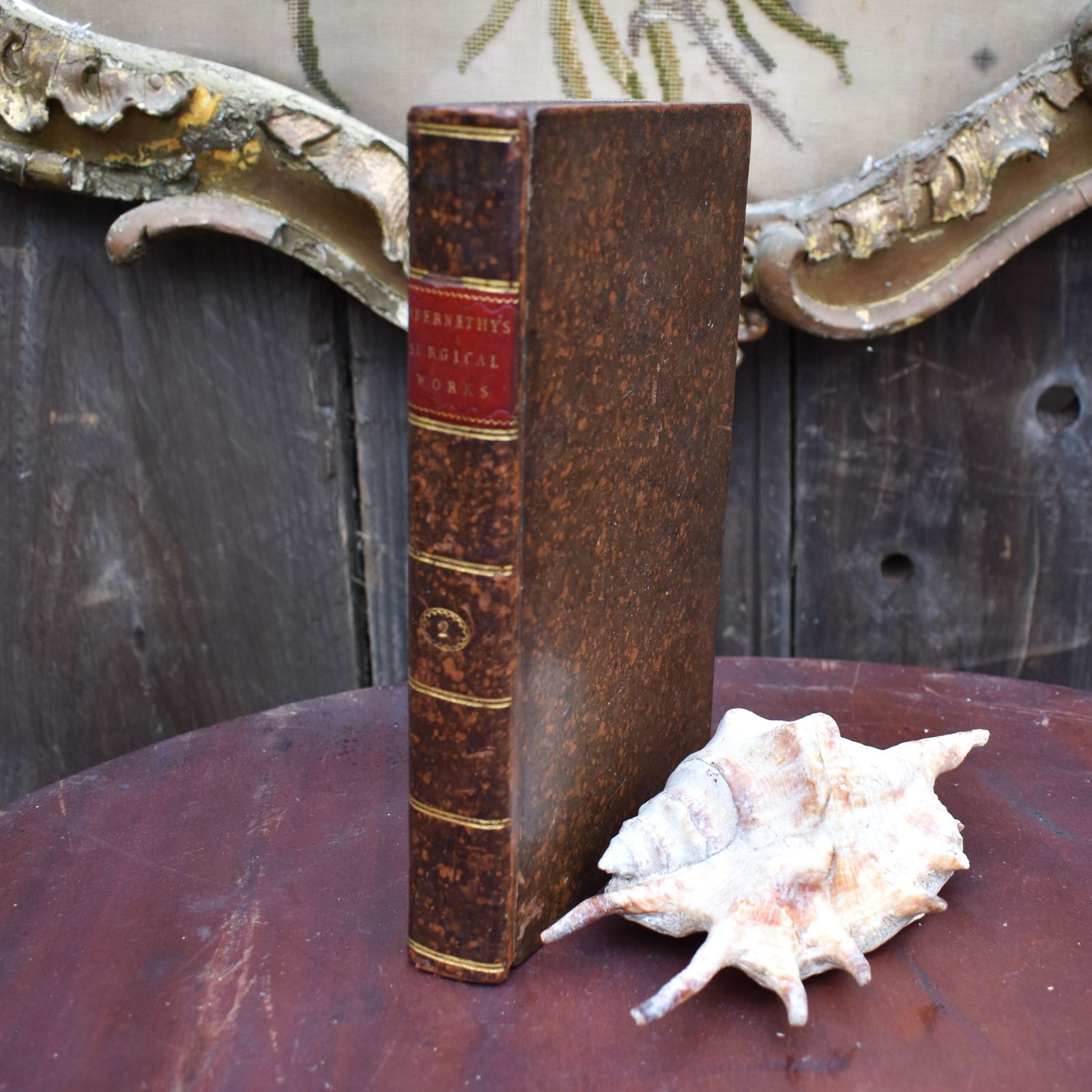 Antique 1811 Surgical Works John Abernethy Head Injuries 2nd Volume Leather Book