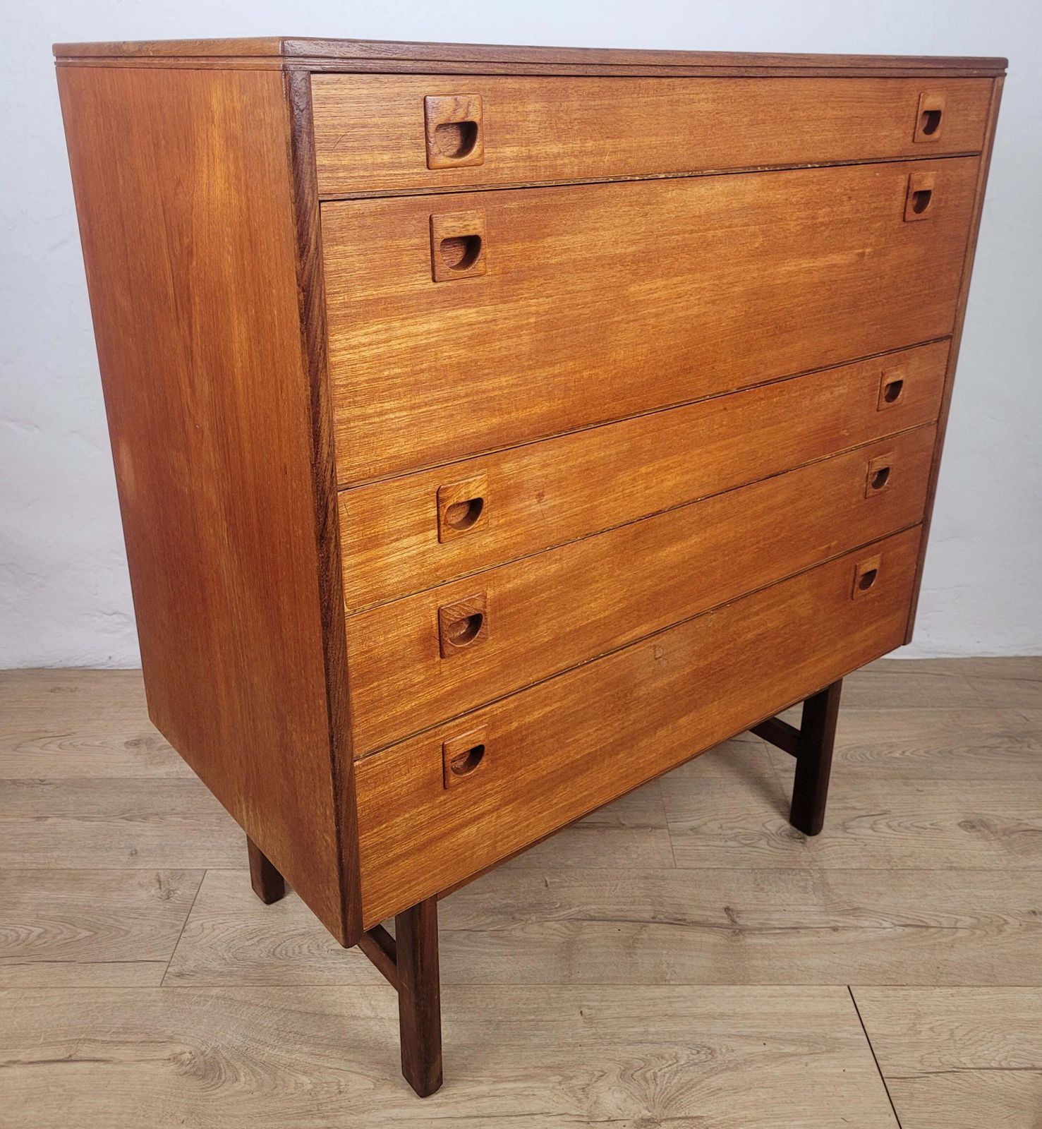 Alfred Cox Teak Chest Of Drawers 1960 Post War British Design photo Furniture