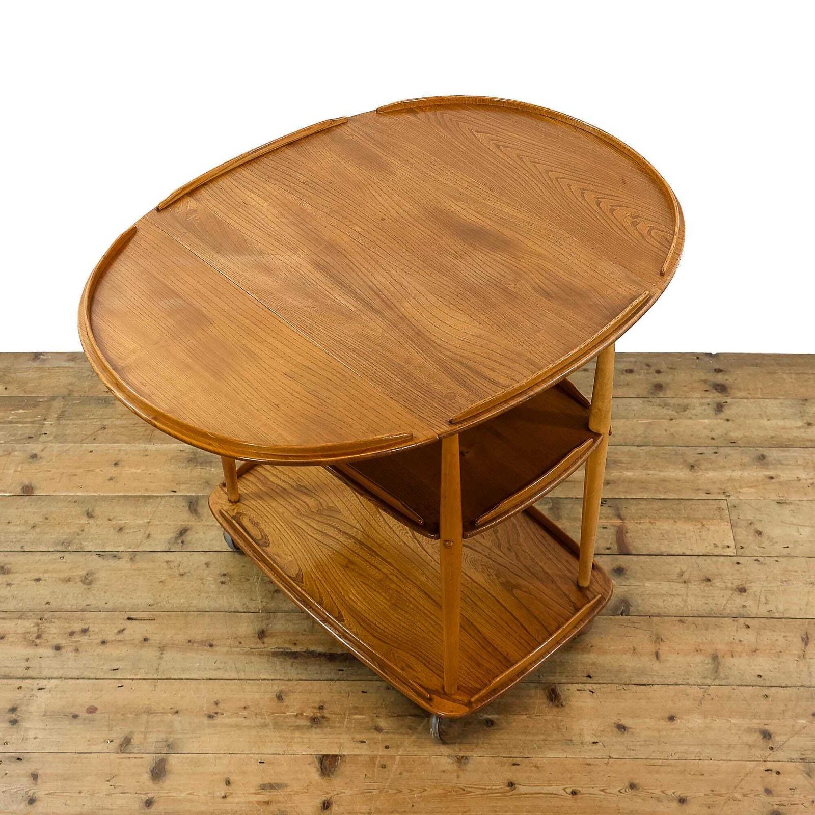 Vintage Ercol Folding Tea Trolley | Vintage Trolley | Drinks Trolley | Home Bar | Vintage Buffet photo vintage