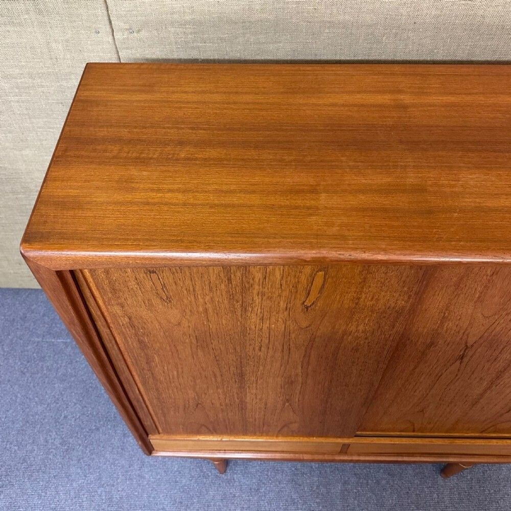 Attractive Large Danish Mid Century Teak Highboard By Axel Christensen For Aco Mobler photo 1674.0