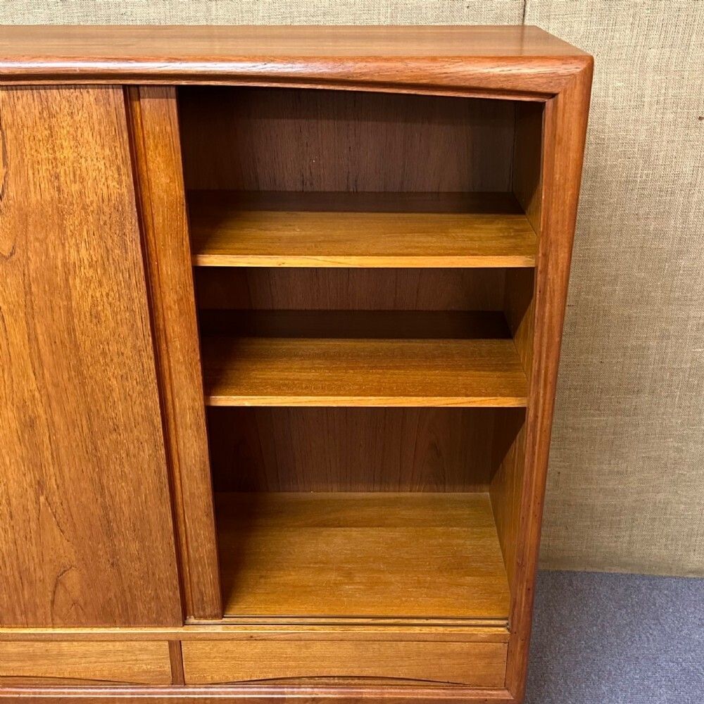 photo furniture Attractive Large Danish Mid Century Teak Highboard By Axel Christensen For Aco Mobler