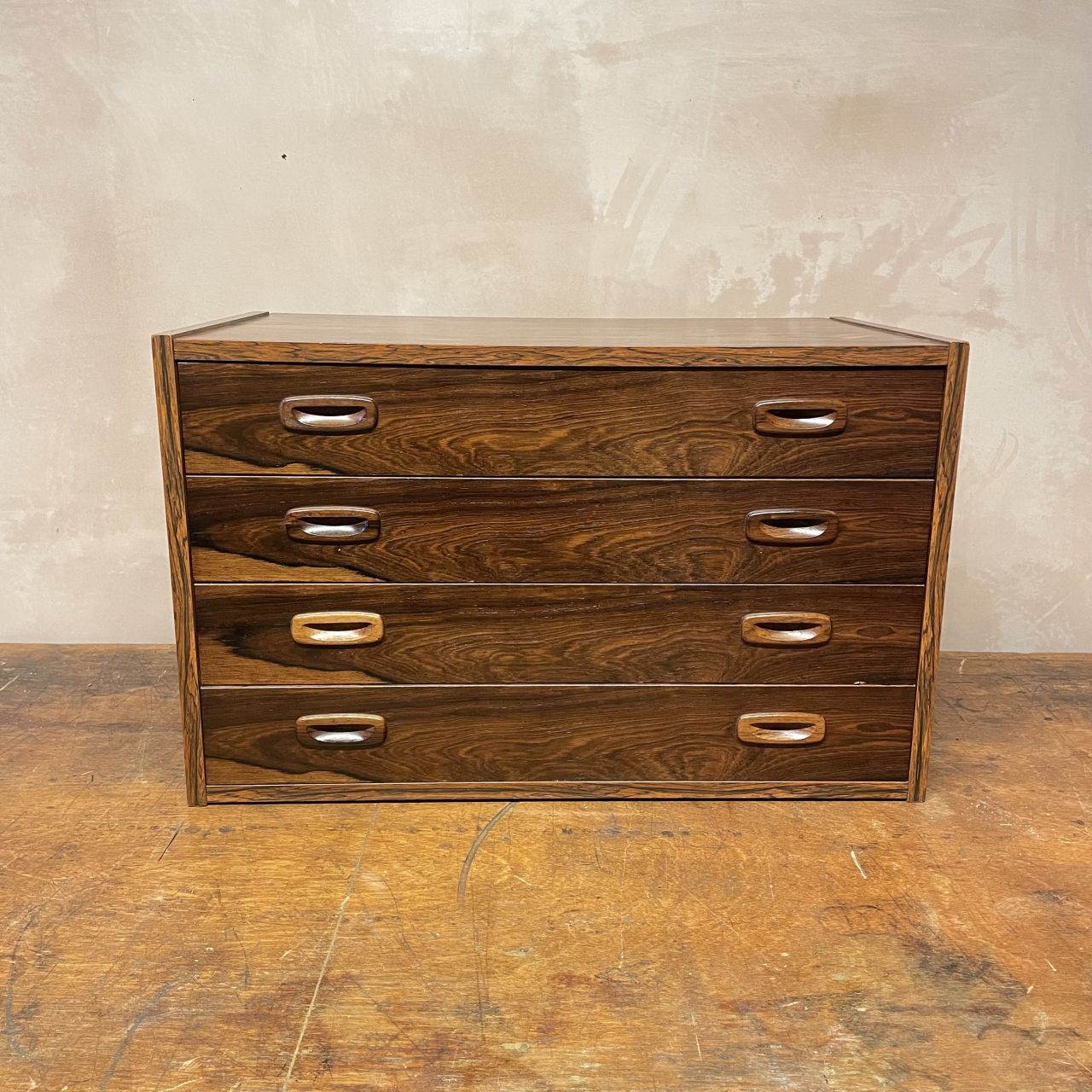 Danish 4 Drawer Rosewood Chest Of Drawers photo furniture