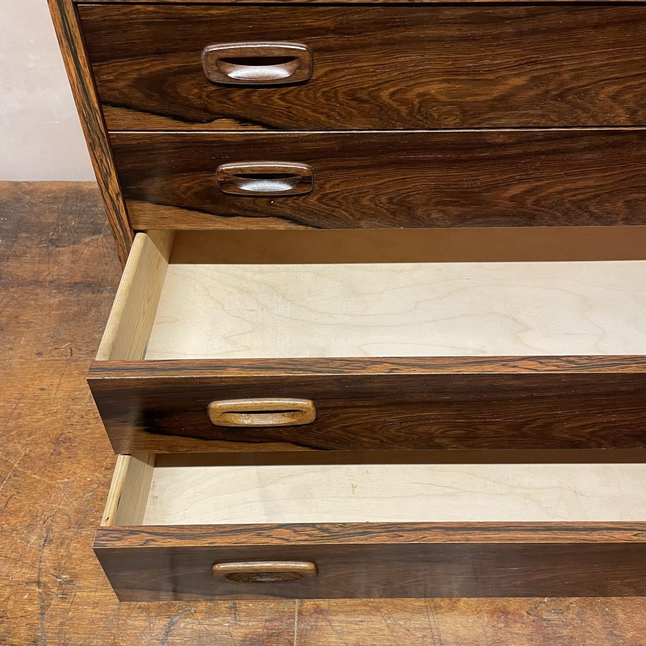 Danish 4 Drawer Rosewood Chest Of Drawers photo 233.0