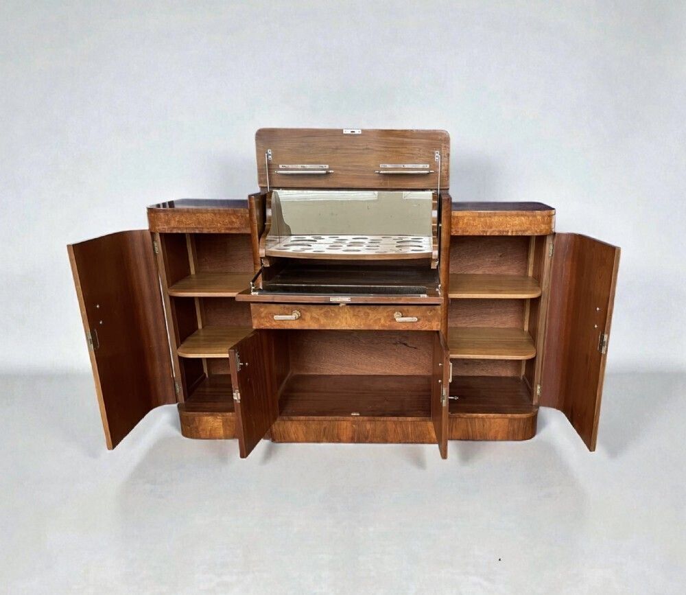 Art Deco Cocktail Cabinet / Sideboard By Harry And Lou Epstein photo furniture