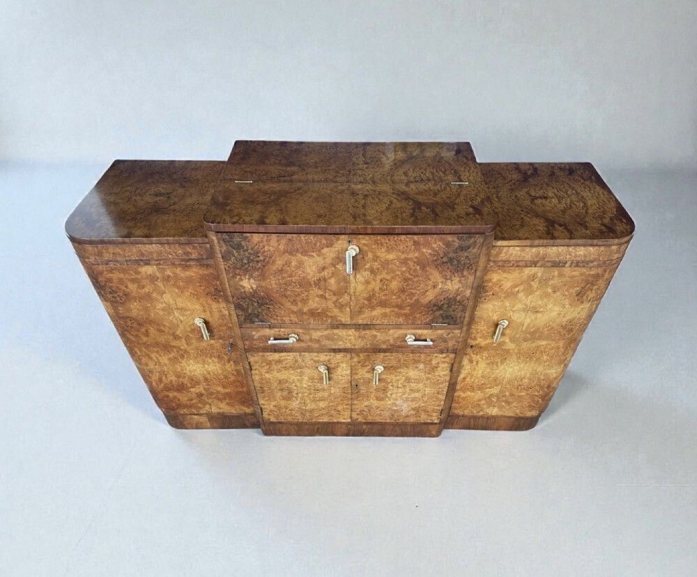 2950.0 Art Deco Cocktail Cabinet / Sideboard By Harry And Lou Epstein photo