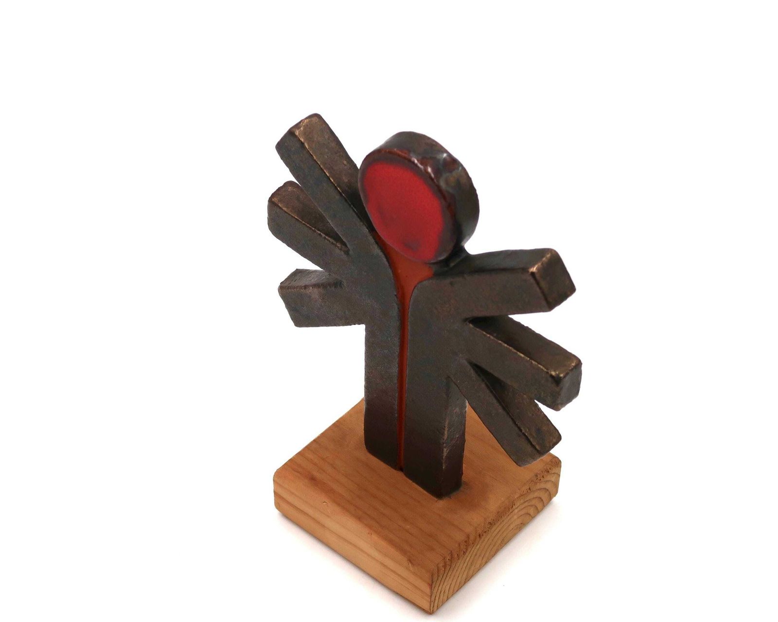 Ceramic Sculpture By Or In The Manner Of Amphora Perignem, 1960s / Belgium, Statue, Elisabeth Vandeweghe, Home Decor photo Art