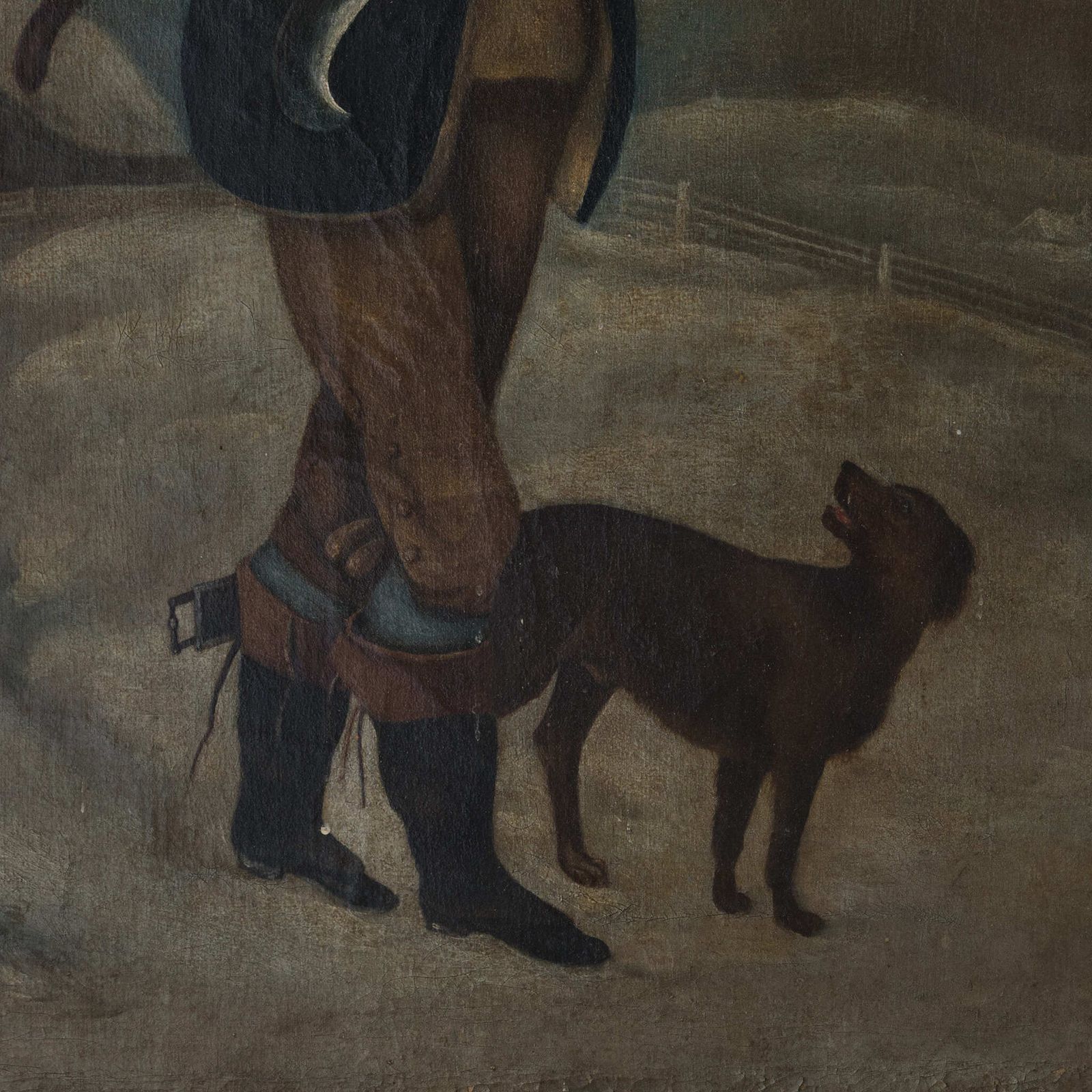 Early 19th Century Naive Oil On Canvas. photo buy