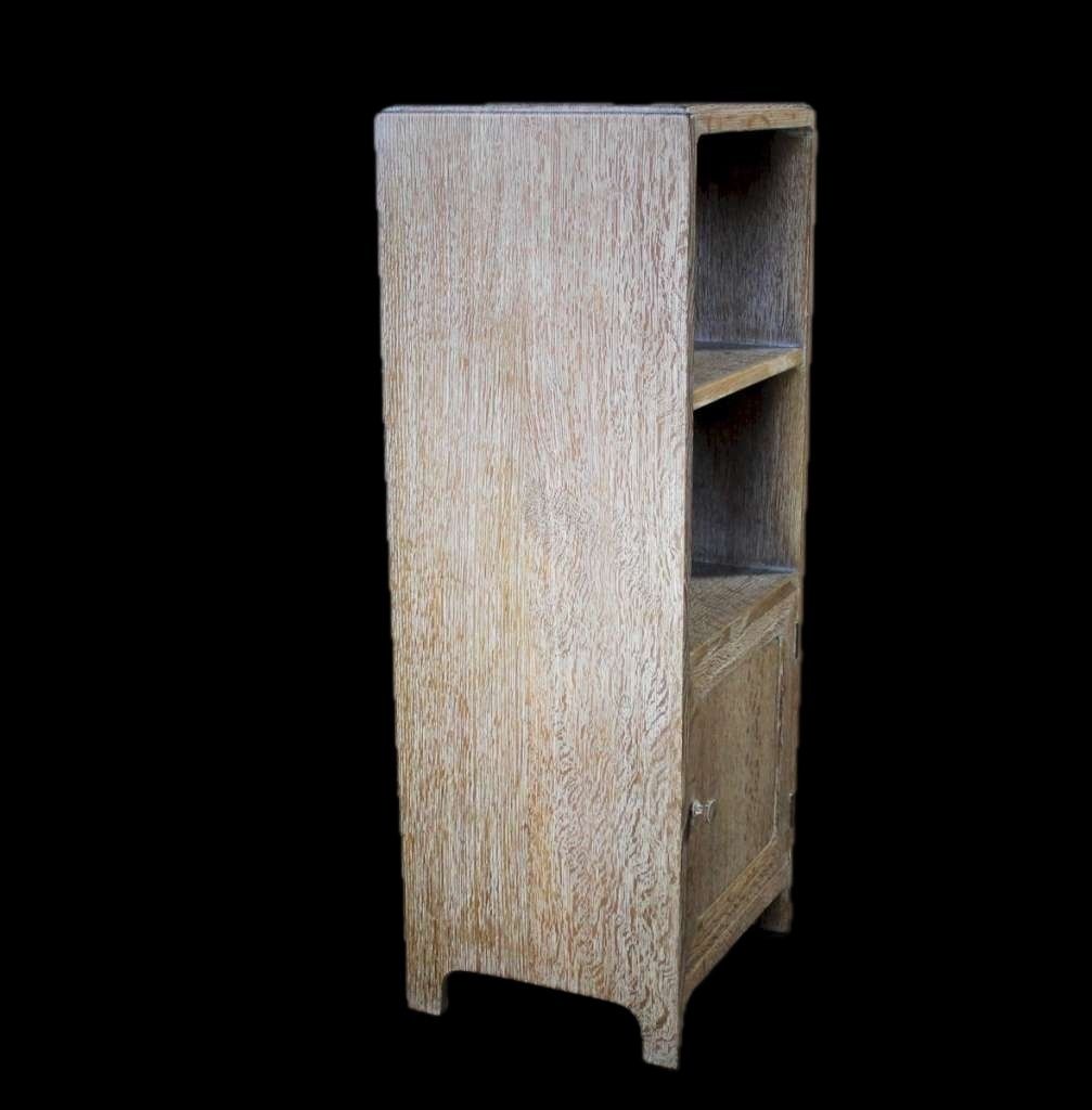Heals Of London Limed Oak Bedside Cabinet C1930's photo Furniture
