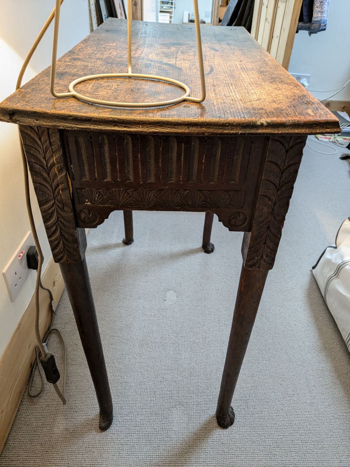 Georgian Oak Side Table, 18th Century And Earlier photo Furniture