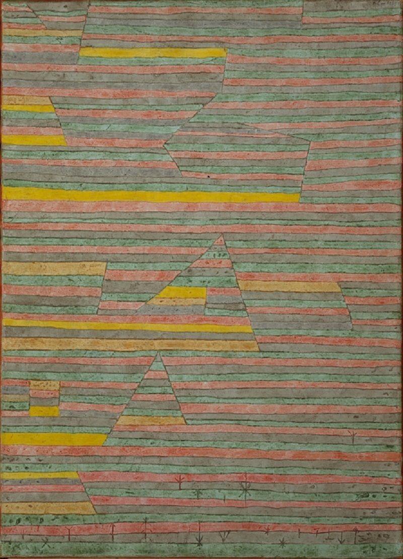 Paul Klee 'Monuments At G' Archival Pigment Print Unframed photo furniture