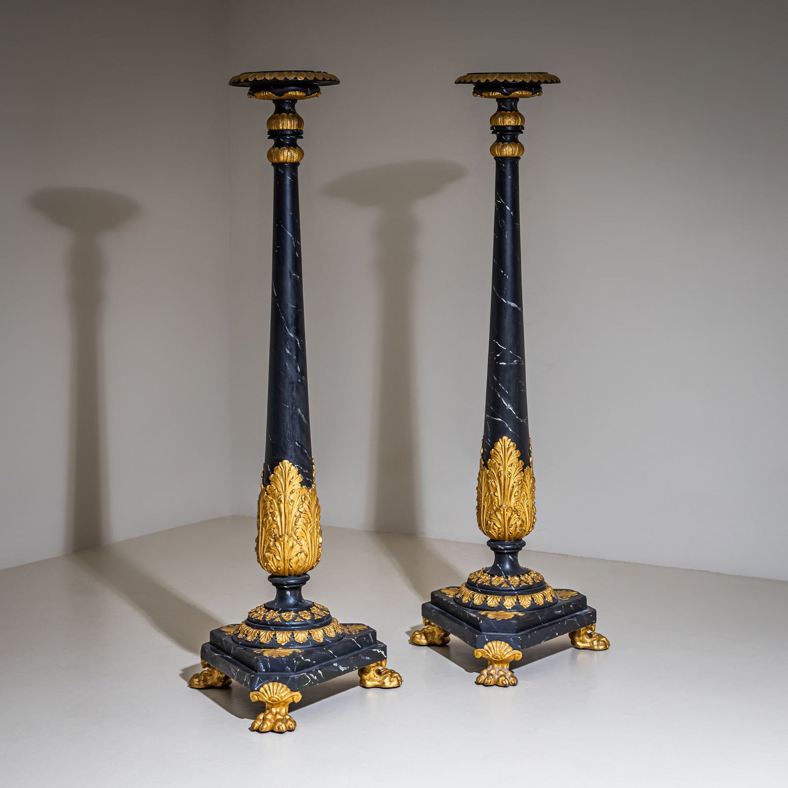 Pair Of Empire Torchères, Early 19th Century