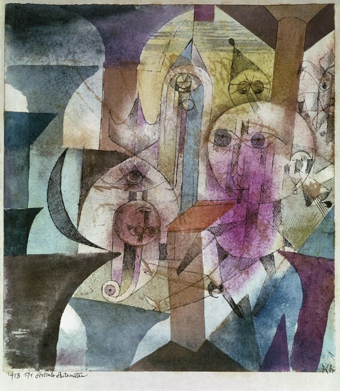 Paul Klee 'Astral Automations' Archival Pigment Print Unframed photo furniture