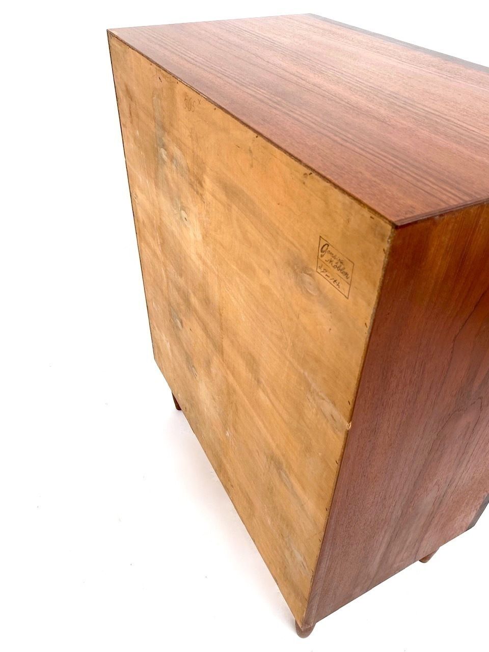 1200.0 Danish Large Teak Chest Of Drawers Tallboy Mid Century 1960s photo