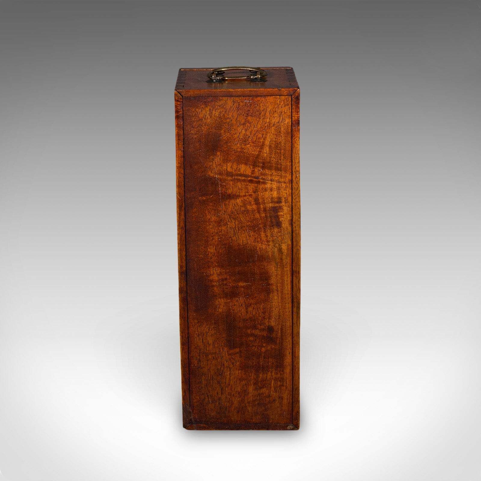 Antique Wine Bottle Presentation Case, English, Champagne Magnum Box, Regency photo buy