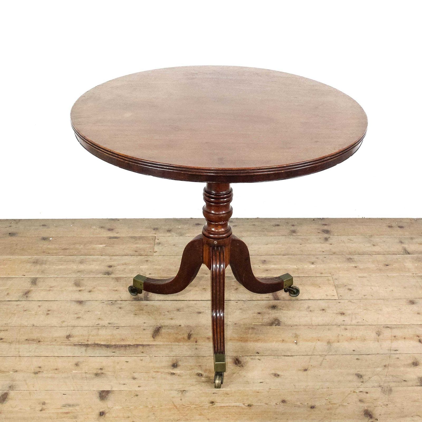 Antique 19th Century Mahogany Tilt Top Pillar Table | Mahogany Table | Tripod Table | Antique Table | Georgian Antiques (M 6559) photo 595.0