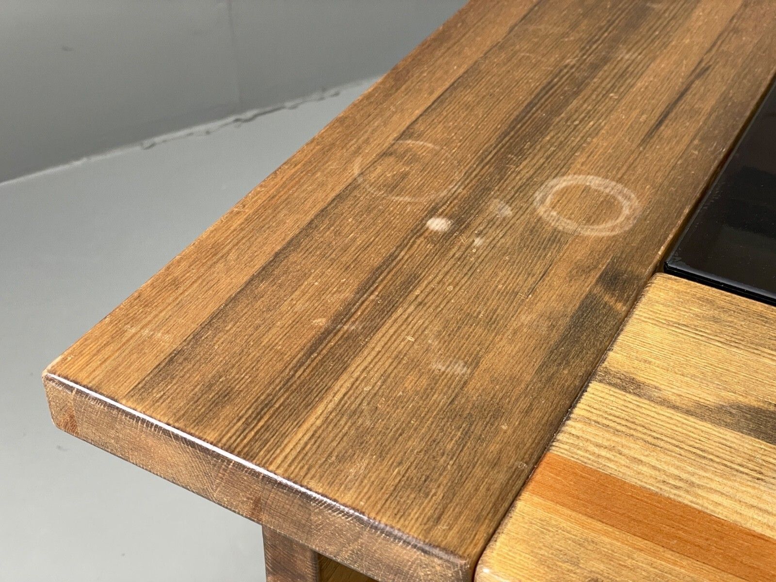 photo for sale Vintage 1970s Coffee Table Pine & Glass By Hameen Kalustaja Finland