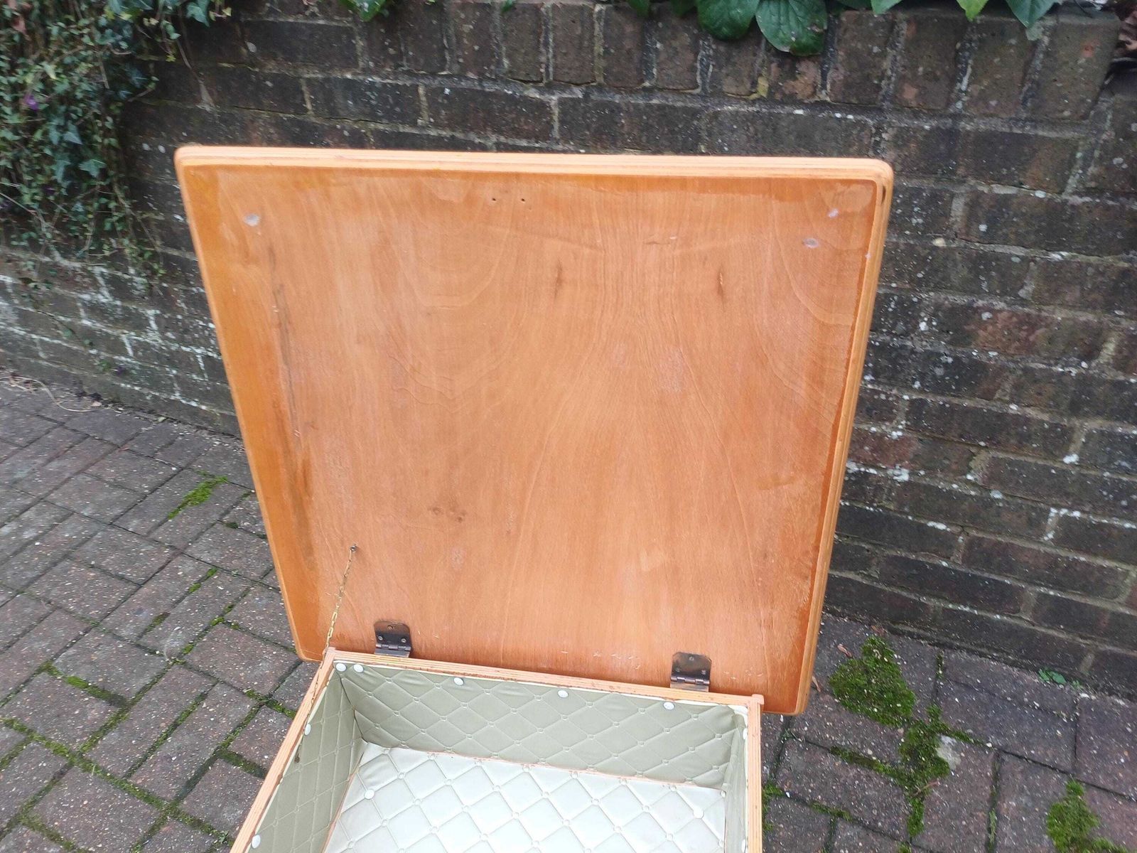 1960s Vintage Retro Workbox Coffee Table With Lift Up Lid, Storage Compartment & Lower Shelf | Mid Century Design photo furniture