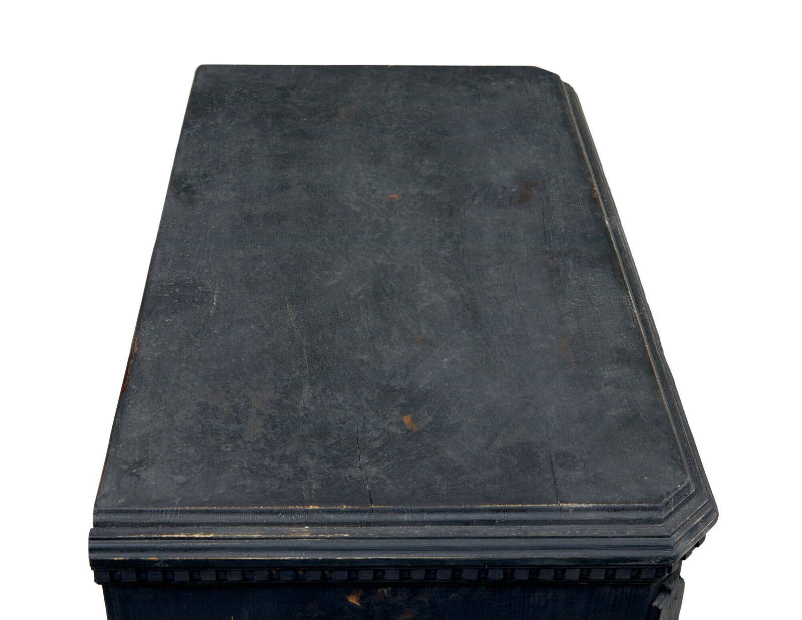 Swedish Pair Of 19th Century Black Painted Commodes photo for sale