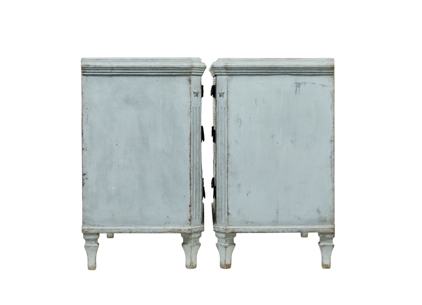 19th Century Pair Of Hand Painted Swedish Chest Of Drawers photo buy
